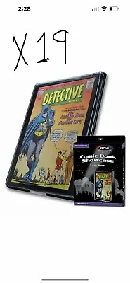 Buy 19 NEW BCW Silver Age Comic Book SHOWCASE-Comic Book Black Display Frame / Case • 210.53£
