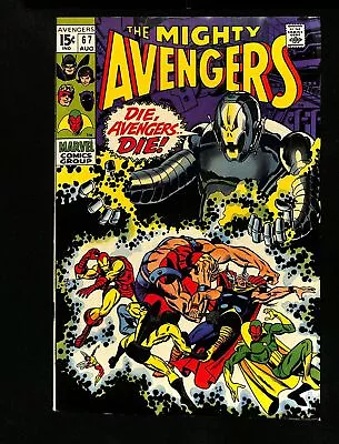 Buy Avengers #67 VF- 7.5 Ultron Appearance! Marvel 1969 • 43.97£