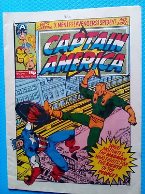 Buy Captain America #6 - Marvel Comics UK -1981 - Weekly - VERY FINE - FIRST PRINT • 3.99£