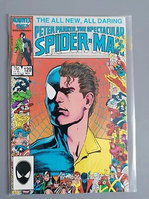 Buy PETER PARKER - THE SPECTACULAR SPIDER-MAN #120 - Date 11/1986 - Marvel Comic • 7.50£