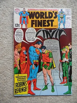 Buy WORLDS FINEST #184 - DC Comics - May 1969 - Superman Batman And Robin - NM Cond. • 18£