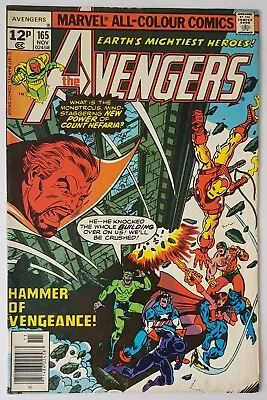 Buy Avengers #165, Marvel Comics 1977, 1st App Henry Gyrich, Bronze Age • 5.99£