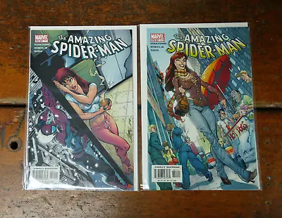 Buy Amazing Spider-man 51 & 52 492 & 493 Marvel 2003 J Scott Campbell Maryjane Cover • 19.73£