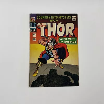 Buy Thor Journey Into Mystery #125 1966 VG/FN Final Issue Cent Copy *See Description • 35£
