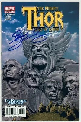 Buy 2003 Dan Jurgens SIGNED Thor #68 / #570 Marvel Comics Mt Rushmore Cover Lincoln • 16£