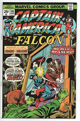 Buy Captain America 186 - Origin Falcon (bronze Age 1975) - 8.5 • 21.86£