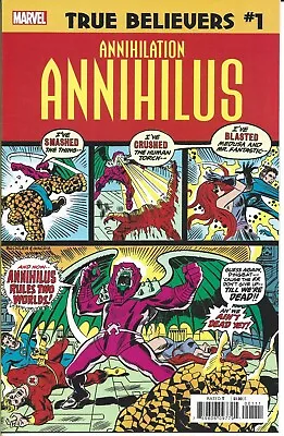 Buy True Believers Annihilation Annihilus #1 Marvel Comics 2020 New Unread Bag Board • 5.73£