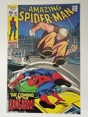Buy Amazing Spider-Man #81 - 1970 - First Appearance Of The Kangaroo • 76.41£