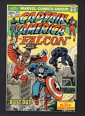 Buy Captain America #171 Vol. 1 MVS Black Panther Marvel Comics '74 VG • 4.80£