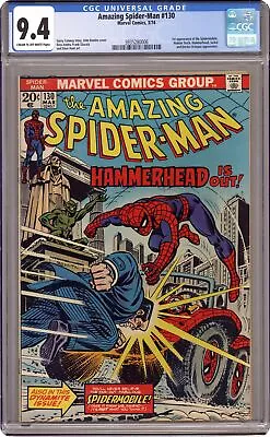 Buy Amazing Spider-Man #130 CGC 9.4 1974 3935280006 1st App. Spider-Mobile • 231.86£