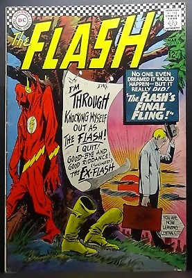 Buy Flash #159 1966 Silver Age 6.5 Fine+ Final Flash! Dr. Mid-nite! Kid Flash! • 16.06£