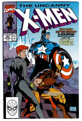Buy UNCANNY X-MEN #268 In VF/NM A Marvel 1990 Comic Black Widow & Captain America • 33.90£