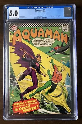 Buy AQUAMAN #29 - 1st App Ocean Master -  Orm - CGC 5.0 DC Comics 1966 New Movie • 130£