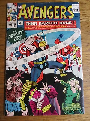 Buy 1964 The Avengers Comic Number  7 MARVEL SILVER AGE GOOD/VERY GOOD • 120£
