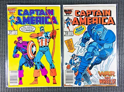 Buy  CAPTAIN AMERICA  Issues #317 & #318 MARVEL COMICS LOT (1986) • 3.59£