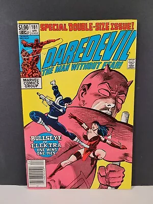 Buy Daredevil 181 Newsstand Marvel Comics 1982 VF+ • 20.05£
