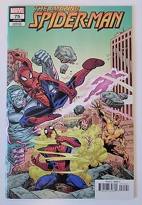 Buy Amazing Spider-Man #75 NM+  NM/MT Ron Frenz 1:25 Variant Marvel 2021 1st Print  • 11.91£