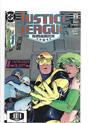 Buy JUSTICE LEAGUE AMERICA # 37 * ADAM HUGHES Art * DC COMICS * 1990 • 2.05£