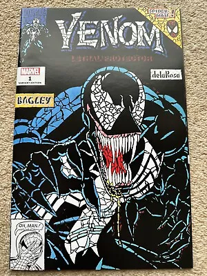 Buy Venom Lethal Protector #1 Shattered Comics Rare Black Error Variant Cover • 70£