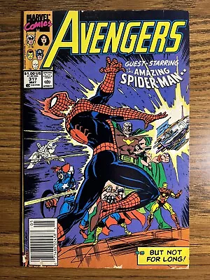 Buy The Avengers 317 Newsstand Spider-man Paul Ryan Cover Marvel Comics 1990 • 3.59£