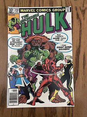 Buy Incredible Hulk #258 (Marvel 1981) 1st App Soviet Super-Soldiers Frank Miller VF • 11.97£