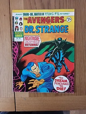 Buy The Avengers #60 - Marvel Comics / British - 1974 • 1.50£