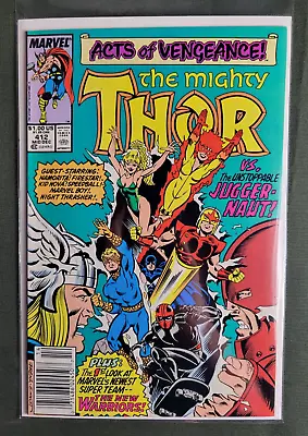 Buy The Mighty Thor #412 Juggernaut Vintage Marvel Comic Mid Dec 1989 (Bag & Board) • 15.77£