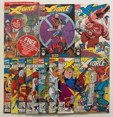 Buy X-Force #1, 2, 3, 4, 5, 6 Up To 12 (Marvel 1991) 12 X FN+ To NM Condition Comics • 59.50£