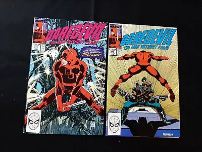 Buy Daredevil 272, 273 Marvel Comics 1989 1st Appearance Of Shotgun Lot Of 2 • 4£
