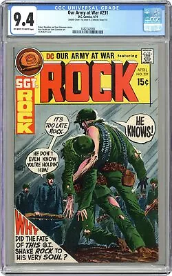 Buy Our Army At War (1952) 231 CGC 9.4 Double Cover 1482242006 • 279.83£