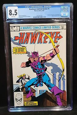 Buy HAWKEYE Limited Series #1 (Marvel Comics, 1983) CGC Graded 8.5 ~ White Pages • 40.12£