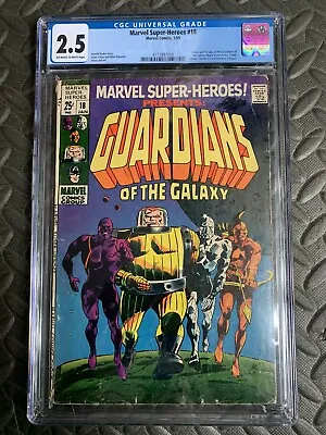 Buy Marvel Super-Heroes #18 1st App Guardians Of The Galaxy  CGC 2.5 4113997004 • 220£