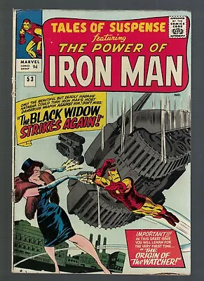 Buy Marvel Comics Tales Of Suspense 53 5.5 FN- 1964 Black Widow Strikes Watcher  • 302.39£