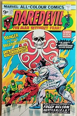 Buy Daredevil #121 - FN (6.0) - Marvel 1975 - 9p UK Price Variant - Vs Dreadnaught • 5.99£
