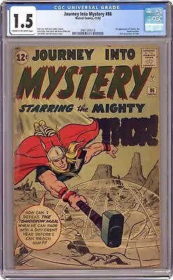 Buy Thor Journey Into Mystery #86 CGC 1.5 1962 3961540018 1st Full App. Odin • 158.12£