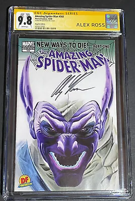 Buy Amazing Spider-Man (2008) #568 CGC 9.8 SS Signed By Alex Ross Negative Edition • 261.34£