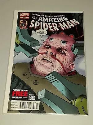 Buy Spiderman Amazing #698 Nm (9.4 Or Better) Marvel Comics Dying Wish January 2013 • 5.99£