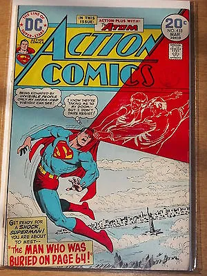 Buy Action Comics #433 Fn+ (6.5) Dc Superman March 1974 • 8.99£