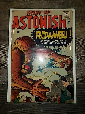 Buy Tales To Astonish 19 .estimated Grade 2.0-2.5 Cover Detached.  Book Is Complete  • 47.40£