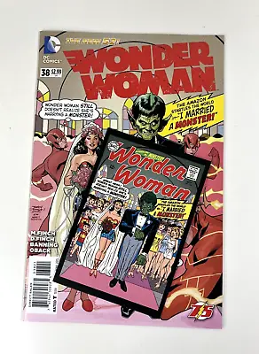 Buy DC Comics The New 52 Wonder Woman Issue #38 W/ Postcard Of Orig. Classic Comic! • 5.82£