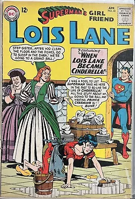 Buy Superman’s Girlfriend, Lois Lane #48 -  (1964) Cinderella Mock / Homage Cover • 24.01£