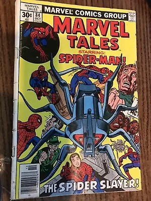 Buy Marvel Tales #84 Amazing Spider-Man Oct 1977 - Stan Lee • 6.39£
