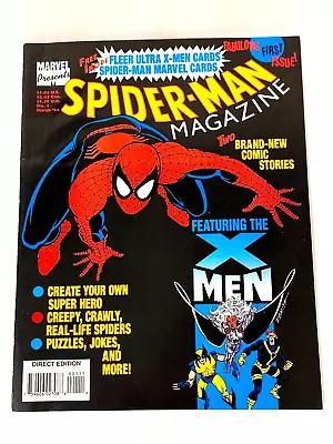 Buy Marvel Presents Spider-Man Magazine #1 March 1994 (First Issue) Card Inserts • 18.97£
