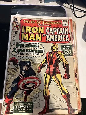 Buy Tales Of Suspense 59 1st Captain America & Iron Man Marvel Comic(1964)1st Jarvis • 55£