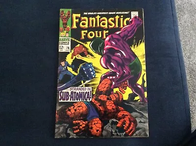 Buy Fantastic Four. Marvel. Number 76. July 1968. Very Good. • 18.08£