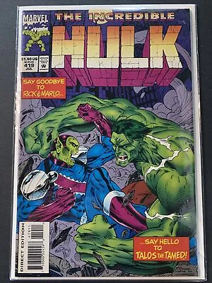 Buy The Incredible Hulk #419 - 1st Appearance Of Talos Marvel Comics   • 9.48£