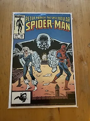 Buy Spectacular Spider-Man #98 (1985) 1st Appearance Of Spot 9.4-9.8 • 44.75£