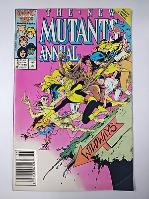 Buy New Mutants Annual #2 Newsstand T 1st App Psylocke Betsy Braddock!! 1986 Marvel • 20.52£