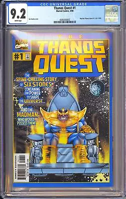 Buy Thanos Quest #1 CGC 9.2 4345430002 Reprints Thanos Quest #1-2 Scarce • 79.05£