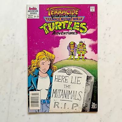 Buy Teenage Mutant Ninja Turtles Adventures #55 Newsstand Archie Comic Book 1994 • 11.89£